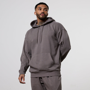 Sudadera con Capucha para Hombre, Color Gris, Corte Regular, Estilo Casual para Otoño - Product Image 1