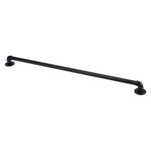 Corrimano per Scale in Acciaio Nero Quadrato da 4 Piedi per Cucina, Soggiorno, Scuola ed Ecologico - Product Image 2