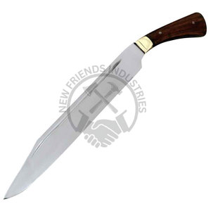 Nouveau couteau Viking Seax forgé à la main en acier à haute teneur en carbone, lame de 16,5 pouces, manche en corne, finition hautement polie, ambidextre, couteau de collection - Product Image 2