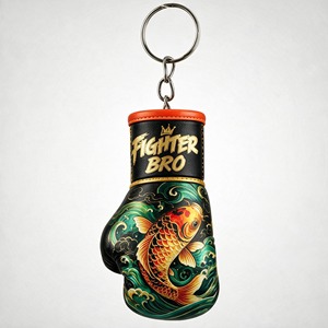 Porte-clés personnalisé en forme de mini-gant de boxe – Cadeau promotionnel pour événements sportifs, cadeau pour adhérents de salle de sport, souvenir d'entraînement de combat, club de boxe - Product Image 1