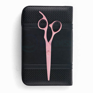 Tijeras para cortar el cabello de color rosa hechas de acero inoxidable de alta calidad, tijeras afiladas para peluquería, herramienta profesional para peluquería - Product Image 2