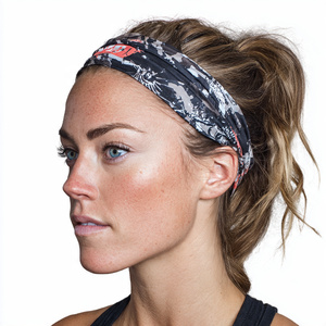 Yoga <b>Headband</b> Workout Printed Spandex Running Wear <b>Headband</b> Outdoor Jogging Fitness Wear Head Hair Bands Unisex - Product Image 3