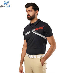 Polo de golf de alta calidad para hombre, polo deportivo de poliéster transpirable de secado rápido para entrenamiento de golf profesional - Product Image 6