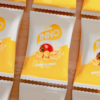 Sachets bonbons hautement personnalisés pochette oreiller Mylar popcorn chips snacks INNORHINO