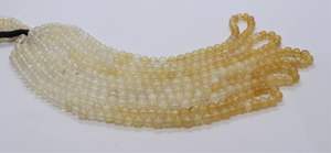 Cuentas Redondas Lisas de Ónix Amarillo Natural AAA de 5-5.5MM, Cuentas Redondas de Ónix Amarillo Natural de 13 Pulgadas para Fabricación de Joyería al por Mayor - Product Image 4