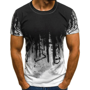 เสื้อยืดออกกำลังกายสไตล์วินเทจสำหรับผู้ชาย ลวดลายกรดย้อม สตรีทแวร์ เสื้อฟิตเนส รับทำโลโก้ ผ้าคอตตอนหนา ผู้ผลิตเสื้อผ้าออกกำลังกาย - Product Image 5