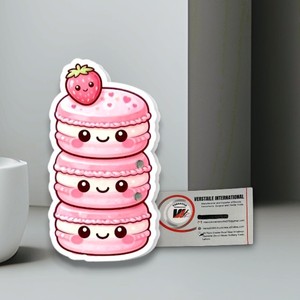 แผ่นแม่เหล็กอะคริลิกทรงสี่เหลี่ยมลายผีเสื้อสตรอว์เบอร์รี่น่ารักสำหรับต่อขนตาแบบติดเอง แบรนด์ส่วนตัว - Product Image 2