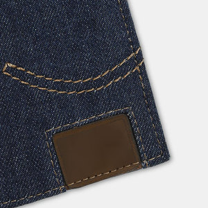 Mini portefeuille en jean de style vintage, porte-monnaie en denim souple, porte-cartes portable, petit organisateur de poche pour usage quotidien - Product Image 6