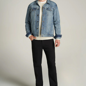 Professional Manufacturers Fully Customized <b>Men's</b> <b>Denim</b> <b>Jackets</b> New Fashion Style for Winter Wear <b>Men</b> <b>Denim</b> <b>Jackets</b> - Product Image 3