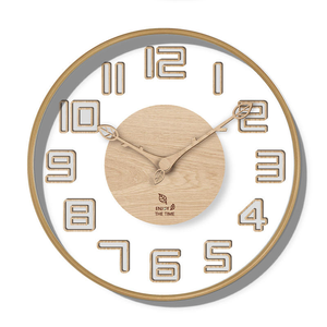 Reloj de Pared Digital de Cuarzo REIDA, Estilo Europeo, Decorativo para el Hogar, Estudio, Manualidades Creativas de Madera MDF, Regreso a Clases - Product Image 2