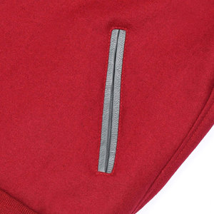 Vestes en cuir de style cool personnalisées, très tendance, en molleton pour l'hiver, vestes de baseball en cuir pour hommes - Product Image 6