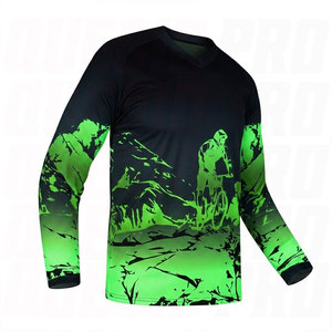 Maillot de cyclisme personnalisé OEM grande taille, imprimé, hiver, polyester respirant, qualité supérieure, pour équipe professionnelle de moto et course de VTT - Product Image 6