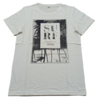 Nouveaux T-shirts pour hommes à col rond en coton 100% lourd avec impression de lettres en flocage personnalisée