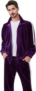 Men’s Premium quality <b>tracksuit</b> Custom Velour <b>Tracksuit</b> Full Zip Jacket and Tapered Jogger Trousers with Personalized Embroidery - Product Image 5