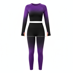 <b>Women's</b> Yoga Workout Set High Waist Solid Sleeveless Quick Dry Breathable Custom OEM Wholesale - Product Image 1