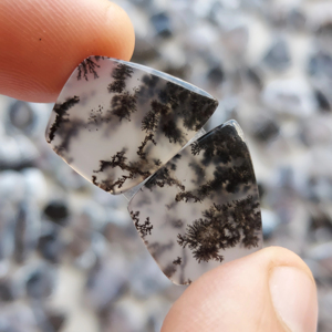 Lote al por mayor de cabujones de ágata dendrítica color miel, disponibles a un precio muy económico, utilizados para la fabricación de joyas. Piedra de ágata dendrítica color miel. - Product Image 1