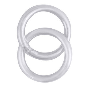 925 Sterling <b>Solid</b> <b>Silver</b> Loop Link Round Shape Plain Connector for Jewelry Making <b>Necklace</b> Bracelet Findings - Product Image 1
