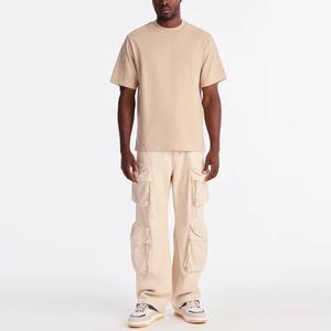 Nouvel arrivage T-shirt homme 100% coton, style décontracté urbain, coupe classique, manches courtes, motif uni, design Run, taille XL, fabriqué au Bangladesh - Product Image 4