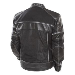 Chaqueta de Cuero para Hombre de Primera Calidad 2026, Chaqueta de Cuero Genuino Negra Personalizada, Impermeable, con Cuello Alto, de Piel de Vaca - Product Image 6