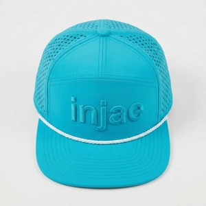Gorra de Golf Personalizada de Lona para Exteriores con Visera Plana, Perforaciones Cortadas con Láser y Bordado 3D, Fabricante Mayorista OEM ODM, MOQ Bajo - Product Image 3