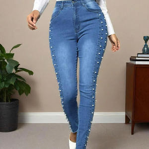 Jeans de Mezclilla de Pierna Ancha para Mujer, Marca Privada, Logotipo Personalizado, Moda Urbana, Proveedor OEM ODM - Product Image 2