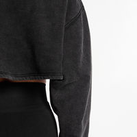 Apparelzest Nouveau Pull à Capuche Ample d'Hiver en Polyester/Coton Épais pour Femme, Crop Top Écologique Respirant Coupe Classique