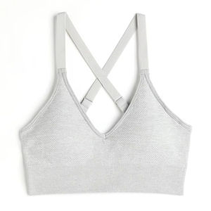 Sujetador Deportivo de Yoga para Mujer, Hecho a Medida, Casual, Reversible, con Logotipo Frontal, Ligero, Tallas Grandes, Transpirable, Ecológico, Servicio OEM - Product Image 1