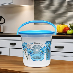 Seaux en plastique de couleur fantaisie 20L pour l'exportation Produit de seau de haute qualité - Product Image 4