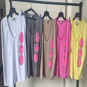 Women Cotton V Neck T Shirt Wholesale Manufacturer Supply for Best Price - Product Image 4