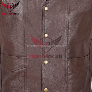 Chaleco transpirable personalizado para motocicleta, de cuero, de la mejor calidad, precio asequible, venta al por mayor - Product Image 3
