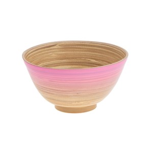 Tazón de Bambú Pulido Hecho a Mano con Bonito Diseño, Utensilios de Cocina Ecológicos, Tazones para Ensalada, Contenedor para Frutas y Alimentos, Venta al Por Mayor - Product Image 2