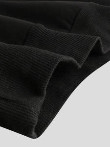 Sudaderas con capucha extragrandes para hombre, 100% algodón, forro polar grueso, con logo personalizado impreso, estilo urbano, con bloques de color. - Product Image 6