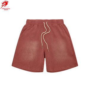 Pantalones Cortos para Hombre con Lavado Ácido, Elegantes, Cómodos, de Corte Relajado, con Estilo Moderno para Uso Diario y Casual - Product Image 1