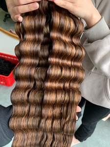 Qualité Remy Deep Ocean Ondulés Cheveux humains vietnamiens Sans emmêlement Sans perte - Product Image 4