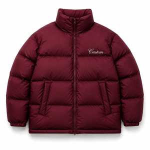 Custom <b>Men's</b> Down Puffer <b>Jacket</b> Windproof Thermal Winter Coat Private Label Manufacturer - Product Image 6