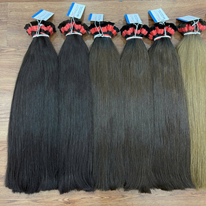 Hot Selling Vietnamese Raw Bulk Human Hair Natural Color Full Cuticle Aligned No <b>Tangle</b> No Shedding Wholesale Supplier - Product Image 5