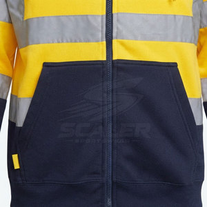 New Arrival Worker Uniform Reflective High Visibility <b>Waterproof</b> Hoodies ANSI Class 2 EN ISO Class 1 Long Sleeve Daily <b>Work</b> - Product Image 6