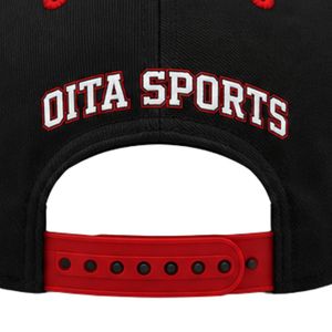 <b>Black</b> & Red Baseball <b>Cap</b> Premium Adjustable Snapback Sports Hat with Embroidered Front Logo Team <b>Cap</b> for <b>Men</b> Women - Product Image 6