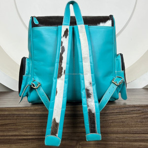 Venta al por mayor de gran capacidad a mano de cuero genuino pañales mamá bolsas multifunción de moda duradera cuero de vaca cremallera mochilas - Product Image 6