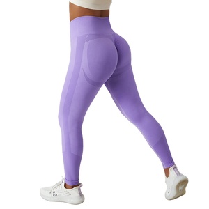 เสื้อผ้าออกกำลังกายขนาดพลัสไซส์ของผู้หญิงชุดออกกำลังกายรัดรูปไร้รอยต่อระบายอากาศได้ดีชุดเล่นโยคะฟิตเนสแห้งเร็ว - Product Image 3