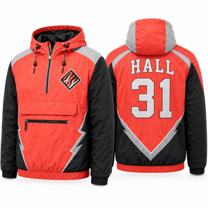 Chaqueta Cortavientos para Hombre Directa de Fábrica, Venta al por Mayor Personalizada, Ripstop, Taslan, Tafetán, Tejido Arrugado, Forro de Malla, Sin Forro, Secado Rápido - Product Image 1