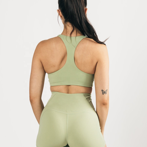 Sujetador Deportivo Sin Costuras con Logotipo Personalizado de Leopardo, de Alta Sujeción, Elegante, de Secado Rápido, para Gimnasio, Yoga, Fitness, Top Corto Transpirable, Tallas Grandes - Product Image 5