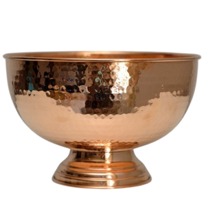 Cubo de hielo de cobre martillado de la mejor calidad, gran capacidad, enfriador de champán, tina para bebidas, para fiestas, clubes, bares en casa - Product Image 1