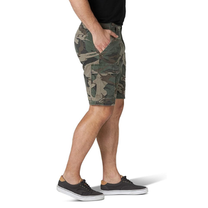 Custom Woodland Green <b>Camo</b> Cargo Shorts Cotton Fabric Deep Pouch Breathable Rugged Resilient Longline Knee Length Shorts - Product Image 4