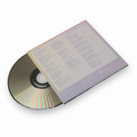 Dompet CD Kardus Cetak Warna Penuh Kustom, Sarung Kertas Satu Disk Untuk Kemasan Album CD Musik