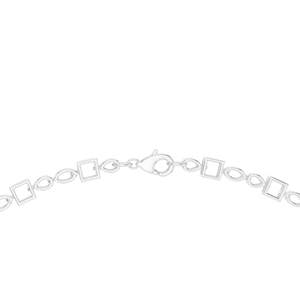 Collar Aurelia Vine de Oro Blanco de 18 Quilates con Baño de Rodio y Diamantes Cultivados en Laboratorio de Corte Mixto de 23.2 Quilates para Fiestas, Bodas y Eventos Glamurosos - Product Image 4