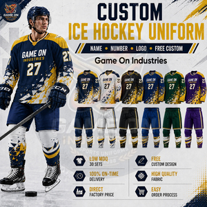 Personalization Custom Team Apparel Full Dye Sublimation Team Name & Number Private Lable Ice Hockey Uniform For Team Wear - Product Image 3