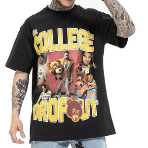 T-shirts graphiques pour hommes, respirants, style streetwear, impression DTF, t-shirts personnalisés avec impression DTF pour hommes, en vente - Product Image 4