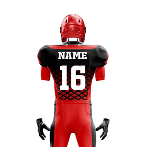 Uniforme de Fútbol Americano Personalizado para Hombre, Ligero, Transpirable, de Manga Corta, Talla Grande, Alta Calidad, Nuevo Estilo, Color Sólido, 100% - Product Image 6