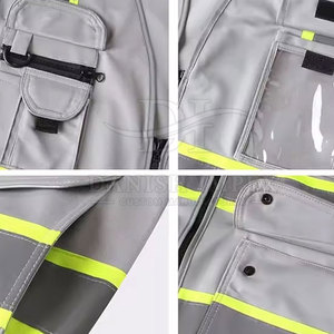 Chaleco de Seguridad de Diseño Único Fabricado en Pakistán, Chaleco de Seguridad de Poliéster para Uso en Exteriores con Logotipo Personalizado - Product Image 5